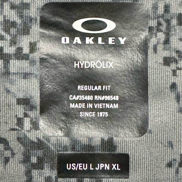 Oakley Men’s Sand Block Short Sleeve Polo size Large Dark Slate - Picture 10 of 13